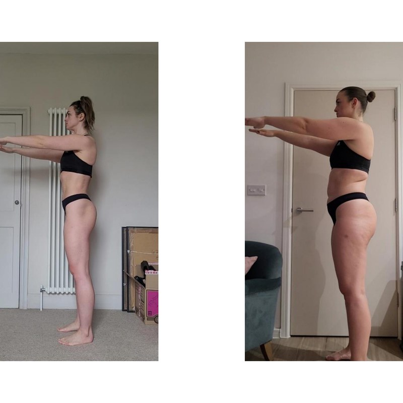 Sara before and after
